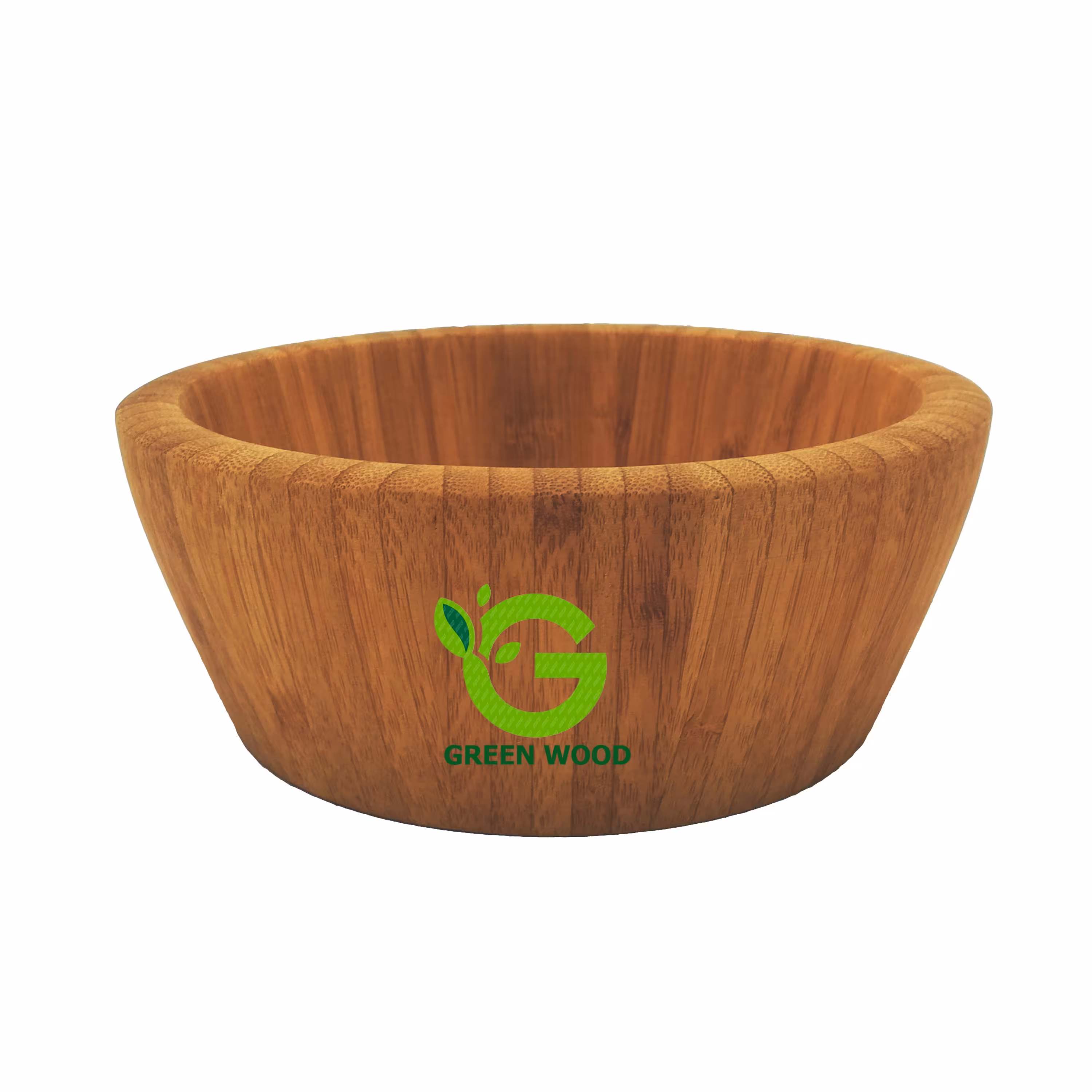 کاسه میوه و سالاد چوبی بامبو مدل D15 کد Gw141001002