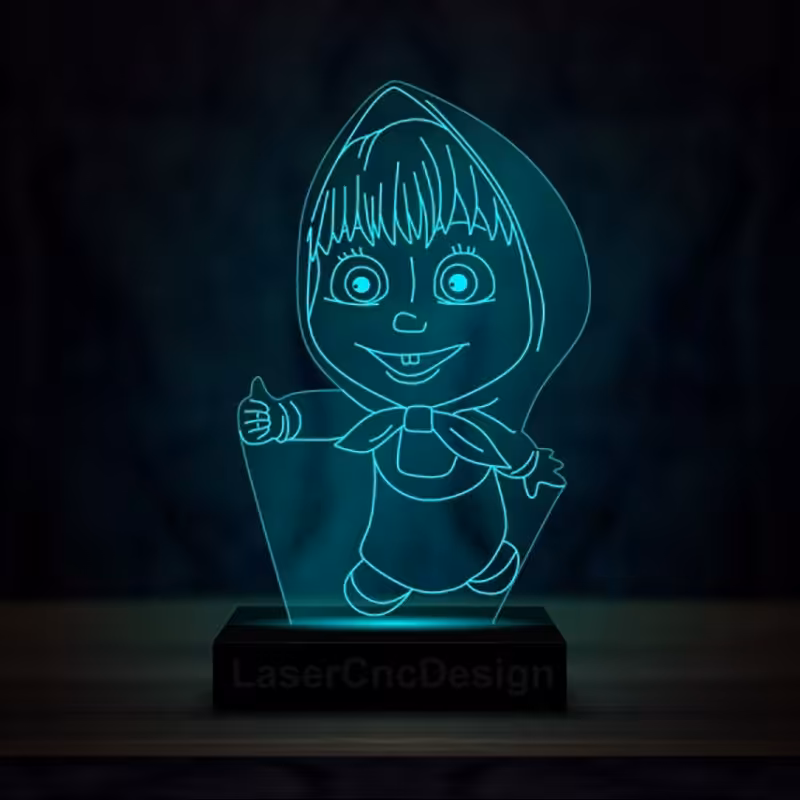 چراغ خواب مینانیک - مدل میشا - کارتون ماشا و میشا