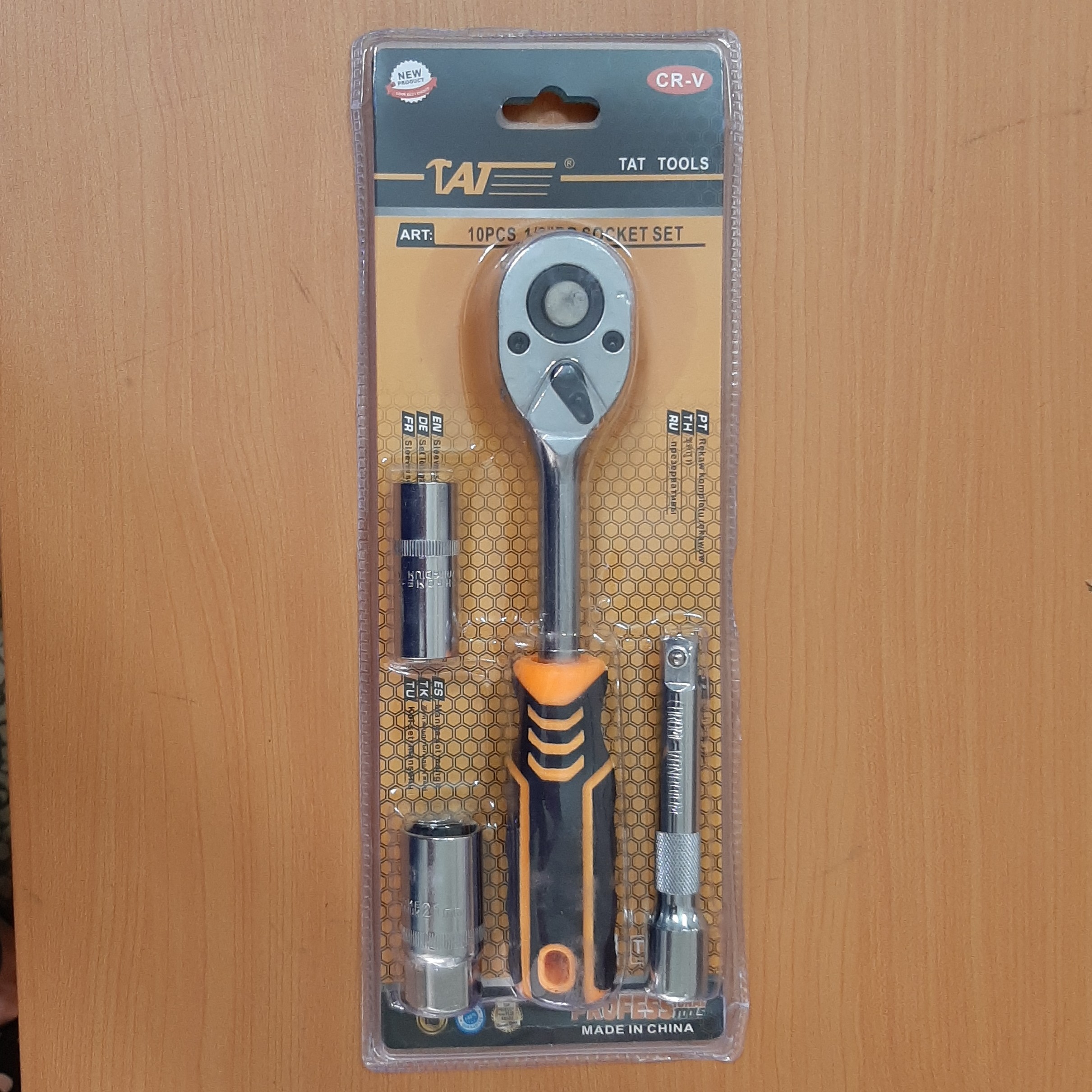 آچار دسته جغجغه ای و بکس شمع تات مجموعه 4 عددی درایو 1.2 اینچ کیفیت عالی