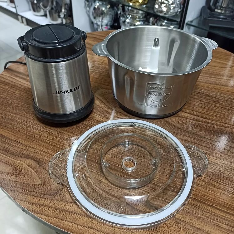 غذاساز خردکن برند جینکستی بدنه استیل 4 تیغه