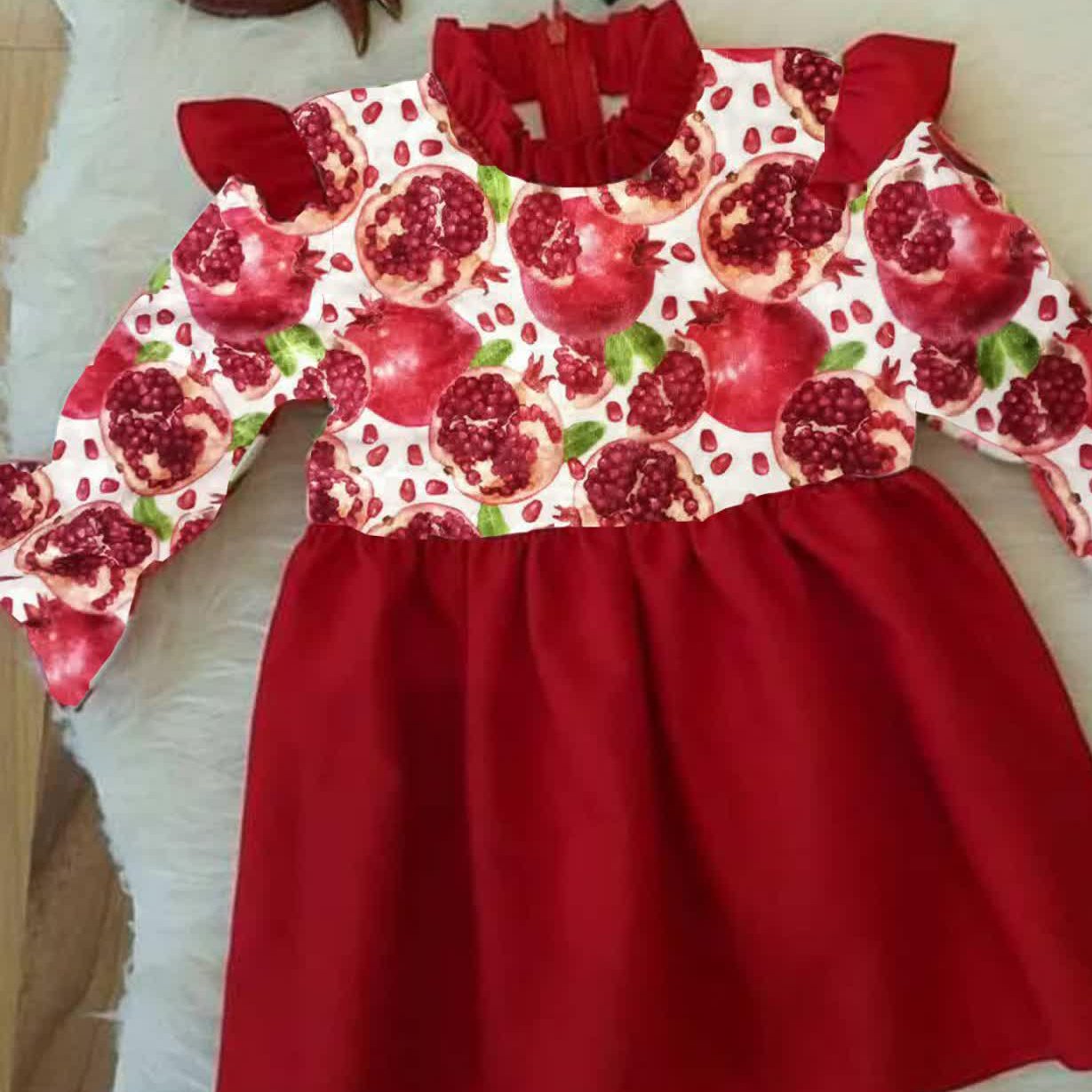 پیراهن یلدایی دخترانه سایز 40و45
