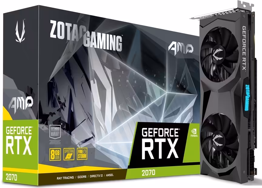 کارت گرافیک زوتک مدل GeForce RTX 2070 AMP با حافظه 8 گیگابایت