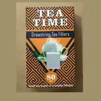 کیسه چای و دمنوش یکبار مصرف نخ دار  سایز Medium(پک 80 عددی)