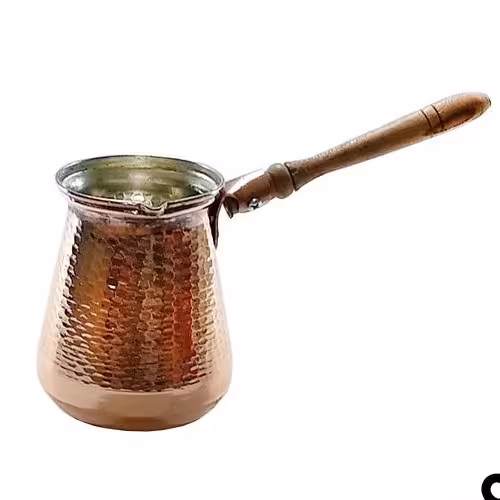 قهوه جوش شیر جوش جذوه مسی سایز متوسط 