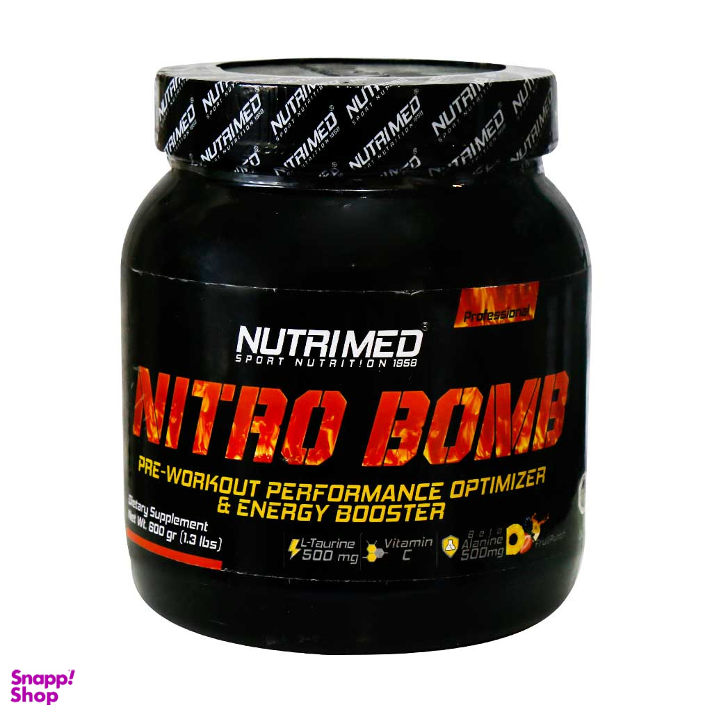 پودر نیترو بمب (Nitro Bomb) نوتریمد حجم 600 گرم