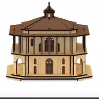 پازل چوبی سه بعدی چهلستون قزوین 98 تکه

