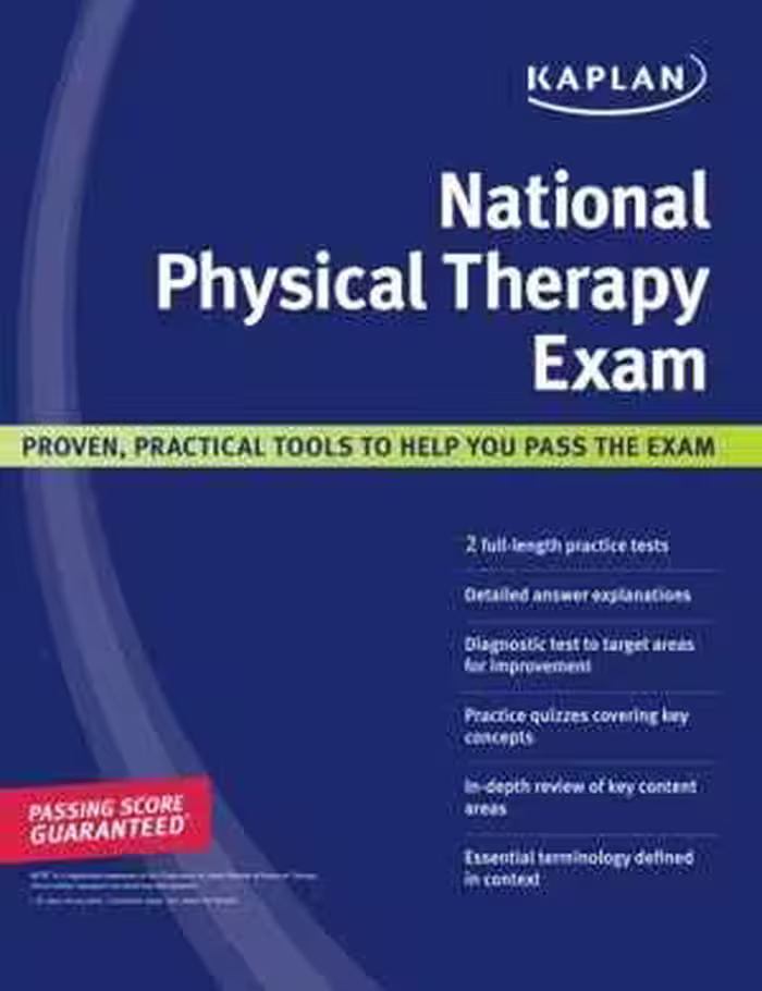 [PDF] دانلود کتاب Kaplan National Physical Therapy Exam, 2008