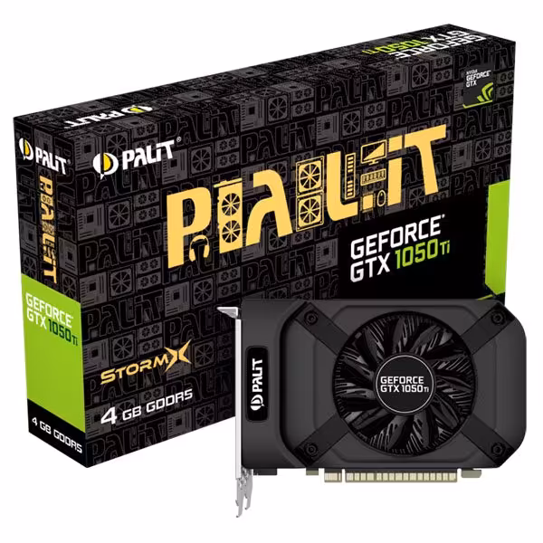 کارت گرافیک پلیت مدل GeForce GTX 1050 Ti StormX 4G - پردیس پازار
