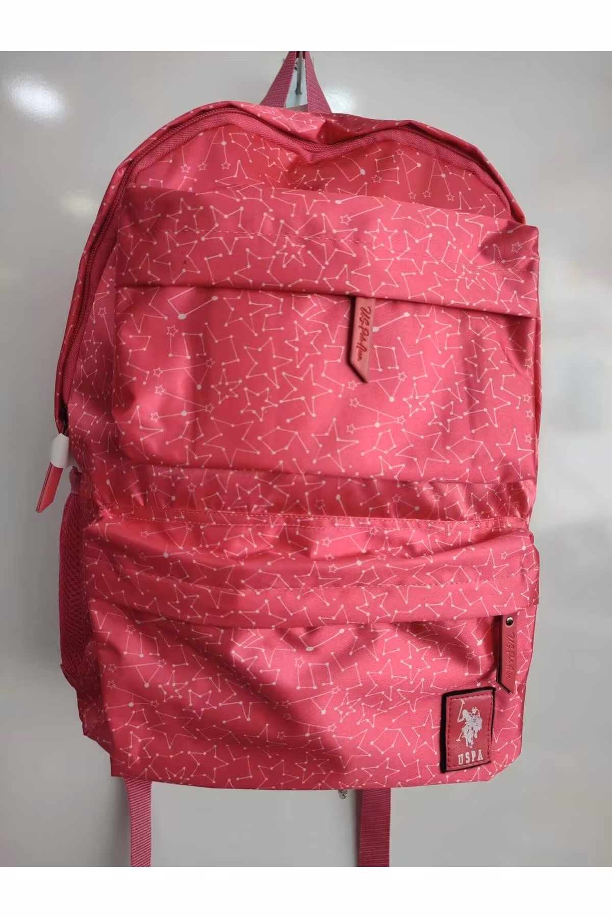 کوله پشتی صورتی زنانه USPA Plcan22133 Stars دبیرستان U.S. Polo Assn.