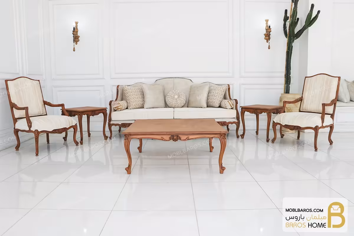 ست مبلمان نئوکلاسیک رومینا