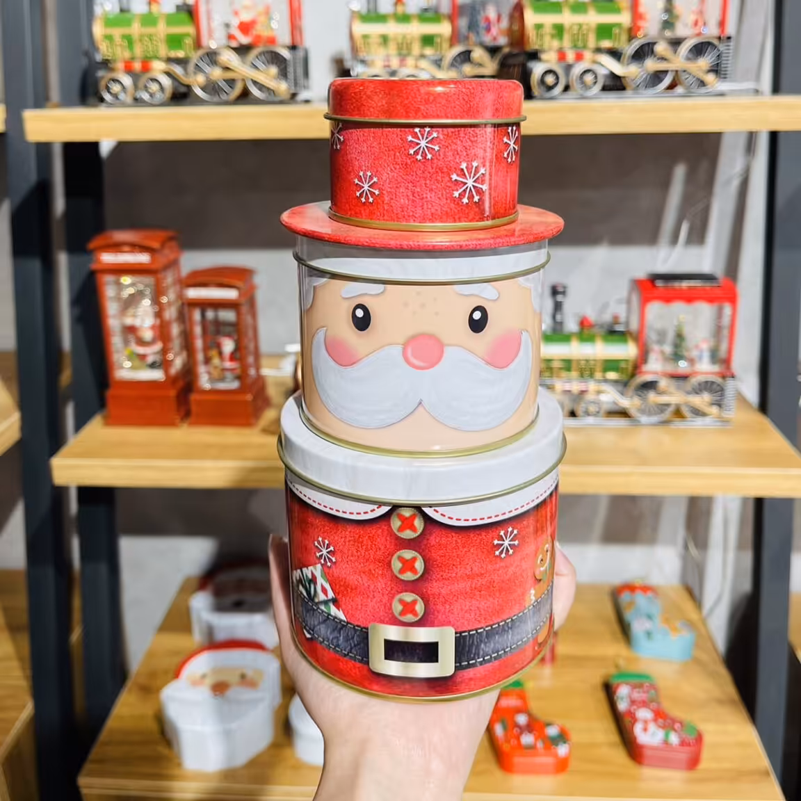 قوطی فلزی کریسمس