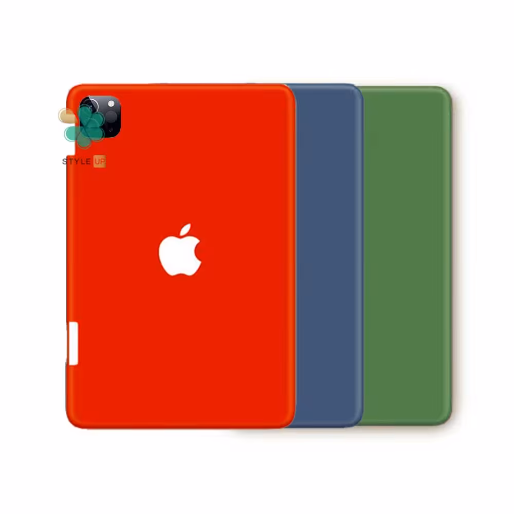 کاور آیپد سیلیکونی جا قلم دار مناسب Apple iPad Pro 12.9 2022