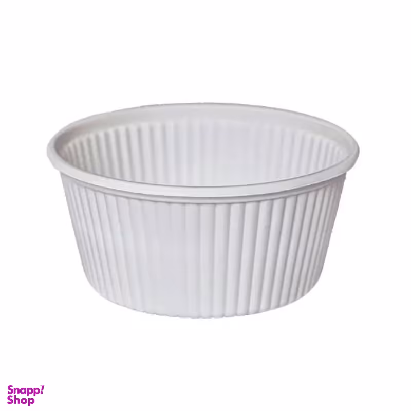 کاسه گیاهی یکبار مصرف خورشتی 300 آملون با درب 15 عددی