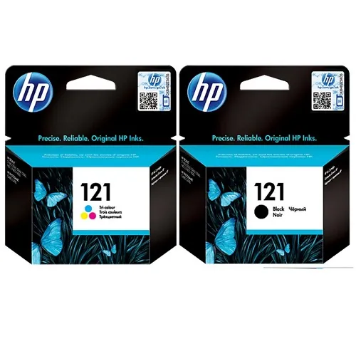 کارتریج جوهرافشان HP-121 مشکی و رنگی