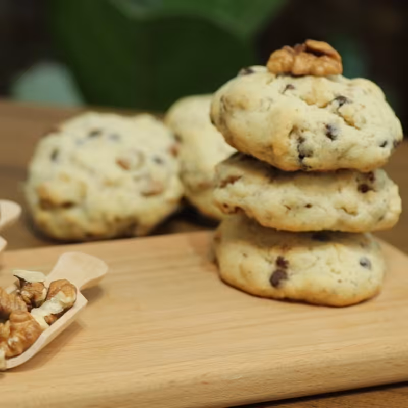 کوکی گردو و شکلات