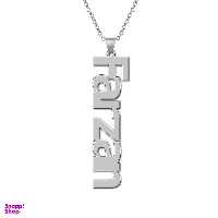 گردنبند نقره طرح فرزان کد AC 72