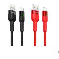 کابل شارژ تایپ سی بروفون مدل BU17 به طول 12 متر