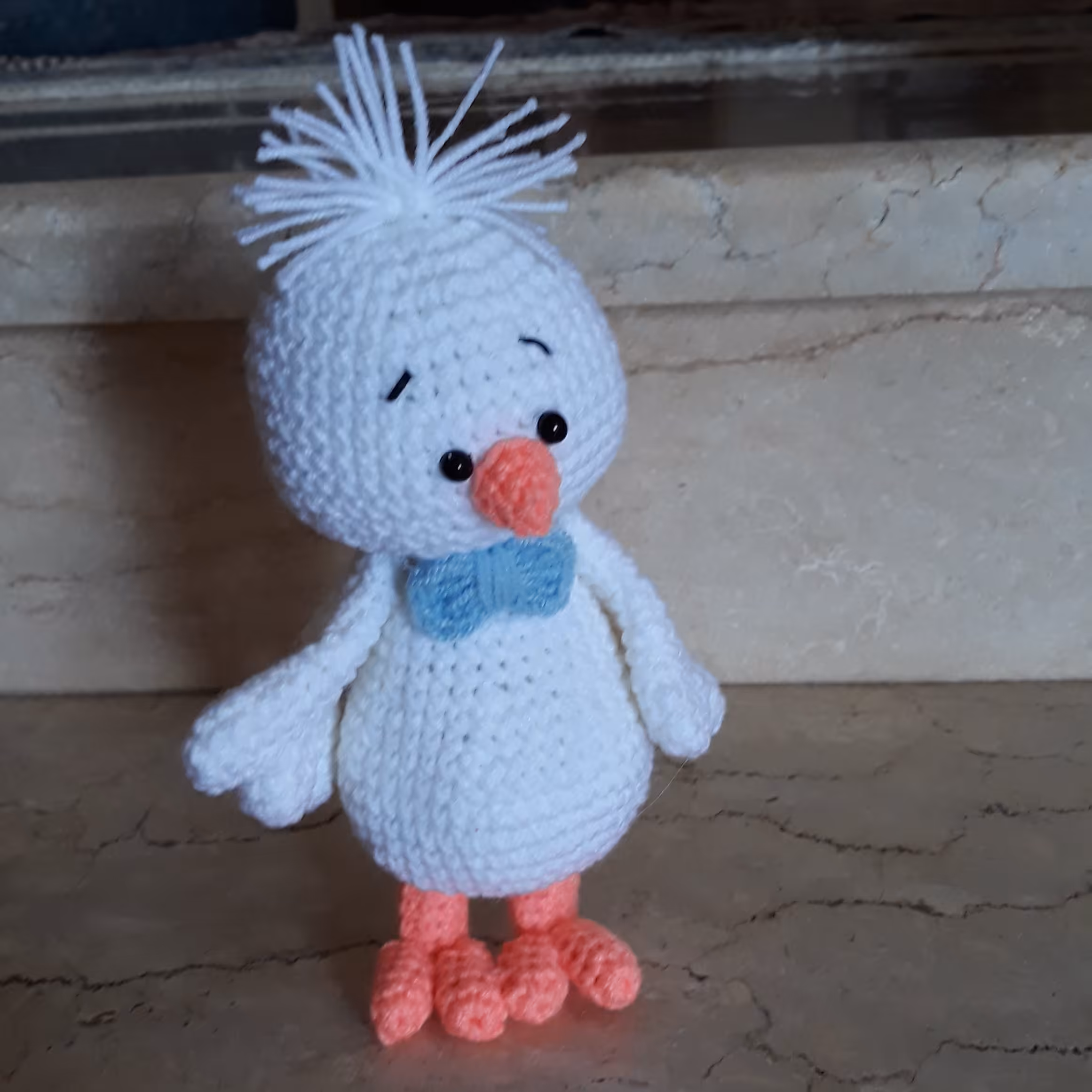 عروسک جوجه بافتنی