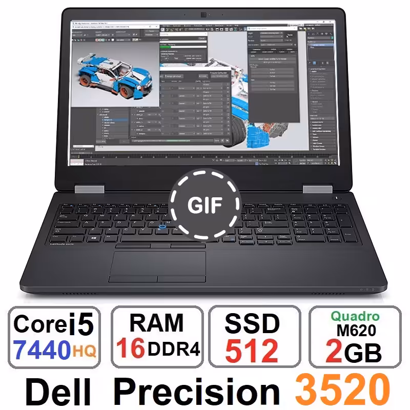 لپ تاپ Dell Precision 3520 Core i5 گرافیک2GB