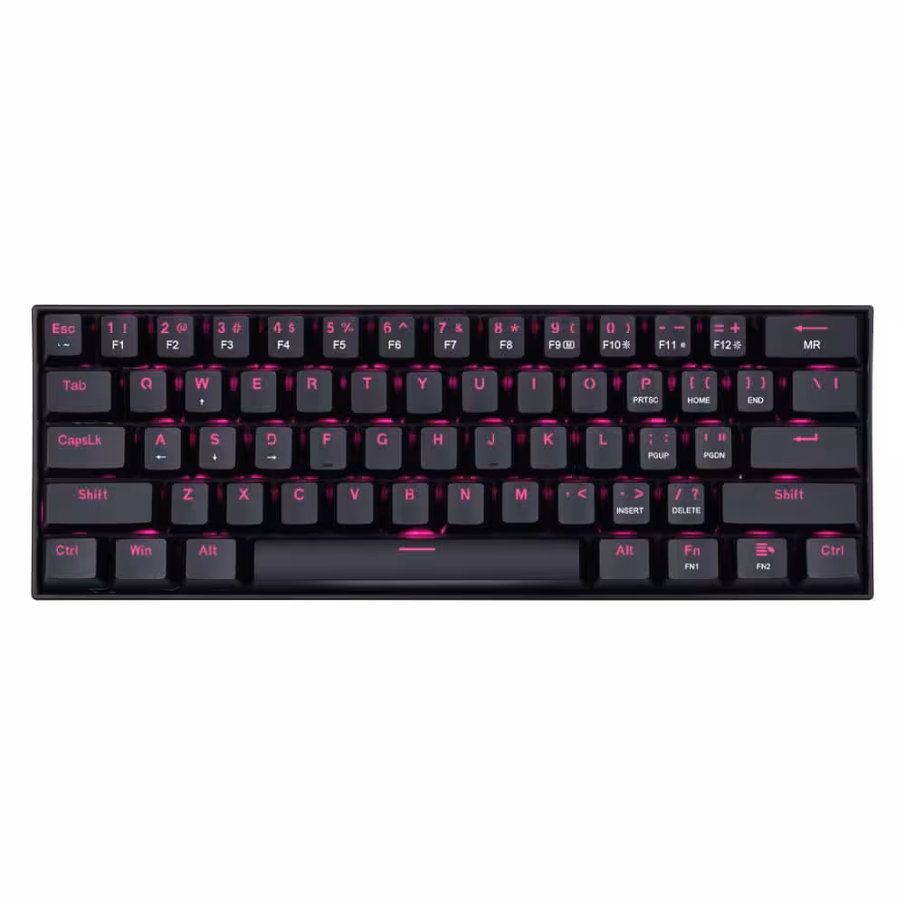کیبورد گیمینگ ردراگون Redragon DRAGONBORN K630 Wired 60% Black