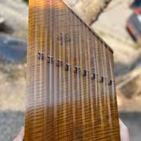 سنتور فروغی چهار مهر فر دار چوب گردو 