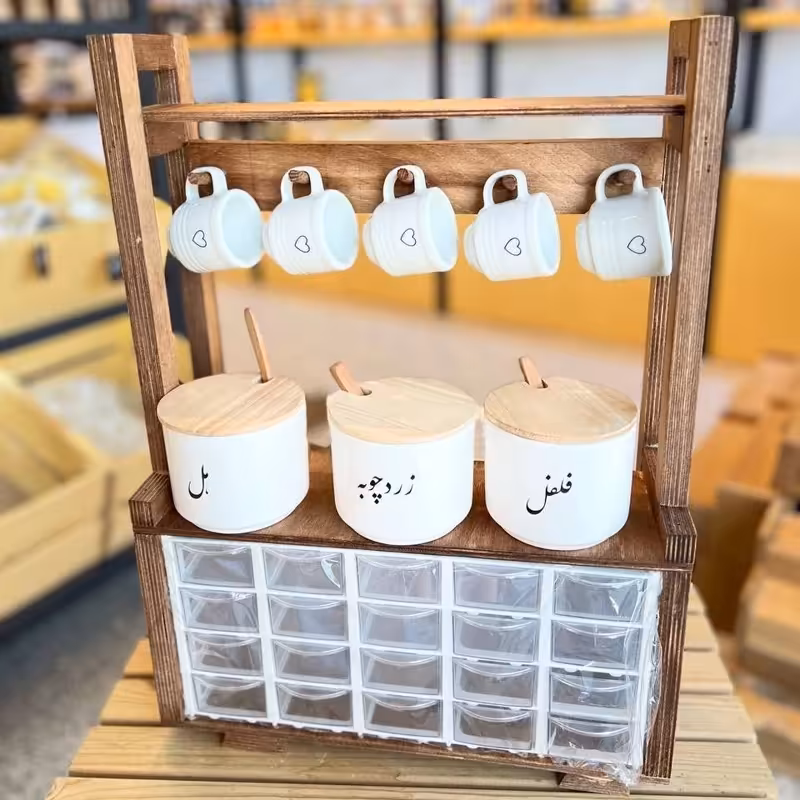 استند باکس ادویه آویز دار 20 خانه