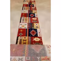 کناره فرش ماشینی ساوین طرح کوکب لاکی