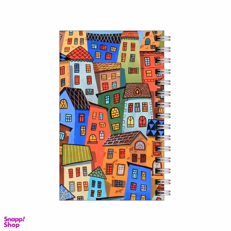 دفترچه یادداشت 60 برگ مدل To Do List طرح خونه رنگی کد 0642041