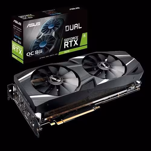 کارت گرافیک ایسوس Dual RTX2070-O8G