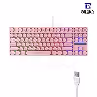کیبورد مخصوص بازی جرتک مدل DK-600A PUNK رنگ صورتی