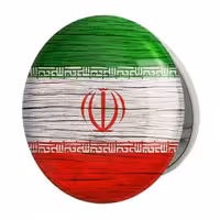 آینه جیبی خندالو طرح پرچم ایران مدل تاشو کد 20519