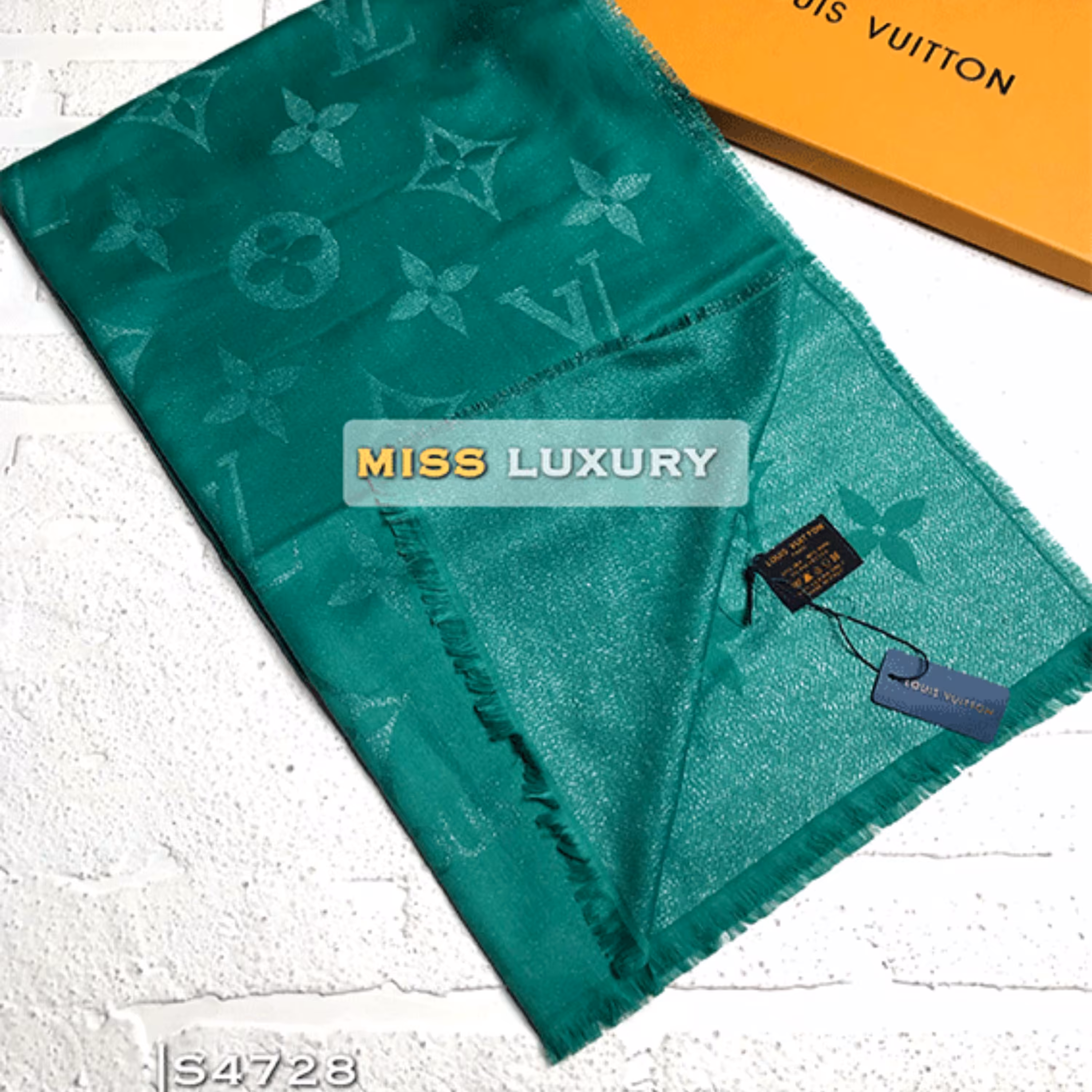 شال کشمیر لمه دار کد S4728