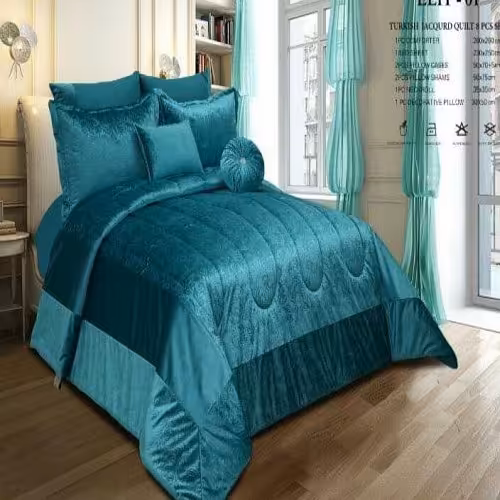 روتختی مخمل ترک دونفره درجه یک 8 تیکه جدید