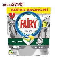 قرص ماشین ظرفشویی فیری Fairy مدل پلاتینیوم بسته 72 عددی