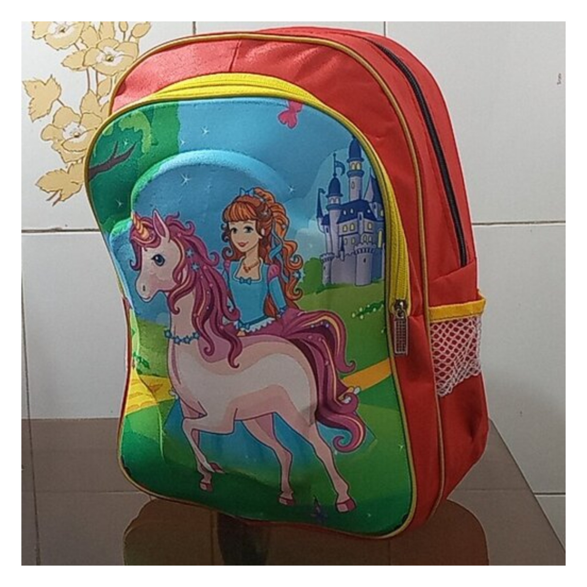 کیف مدرسه دخترانه تک شاخ برجسته
