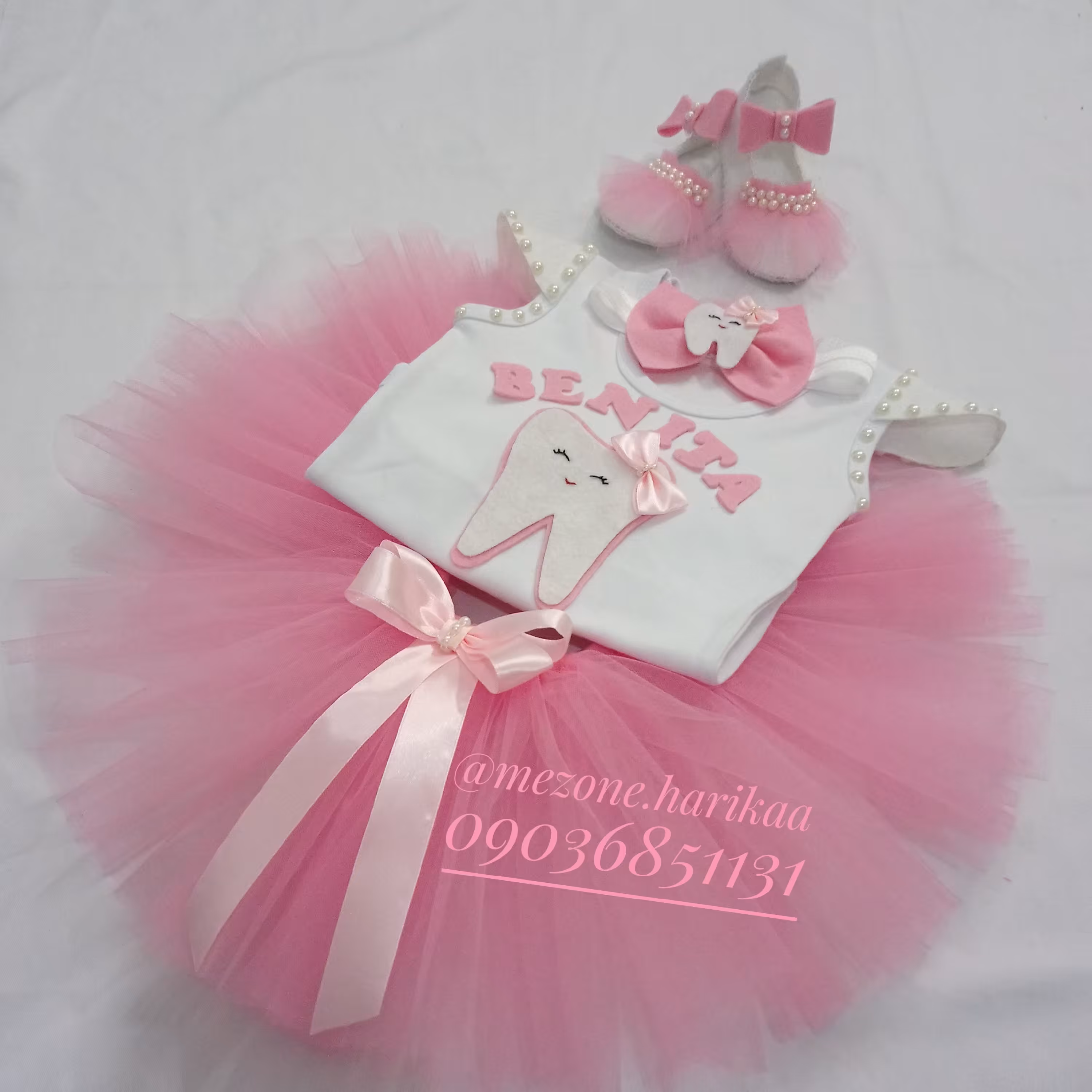 دندونی دخترونه صورتی