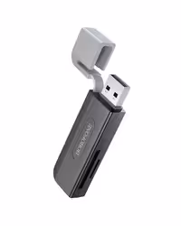 کارت خوان دو پورت مشکی بروفون BOROFONE مدل DH9 USB2.0
