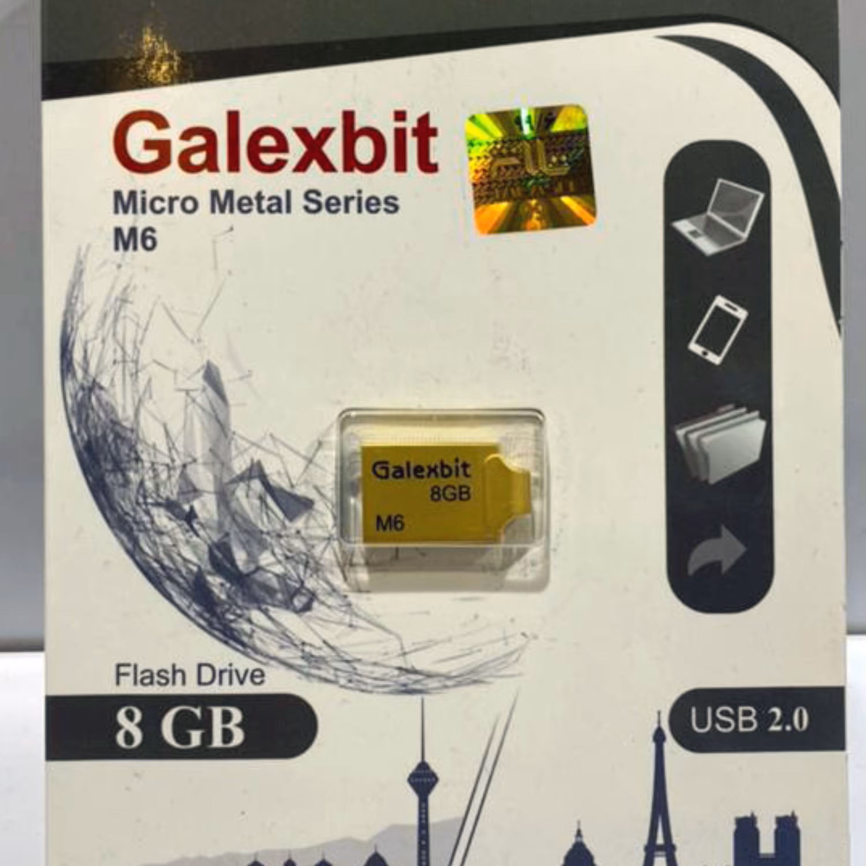 فلش 8 گیگ Galexbit مدل MicroMetal