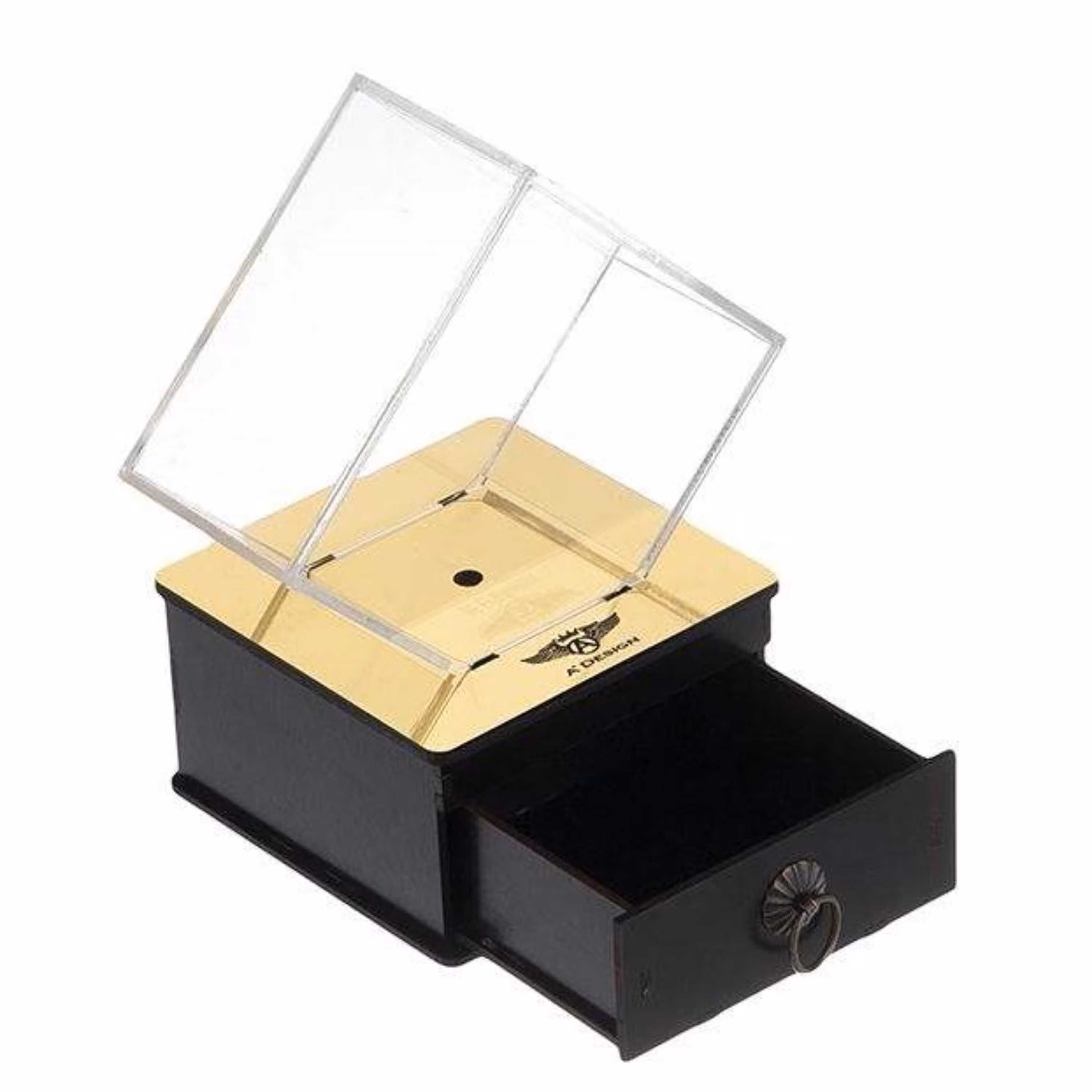 جعبه چوبی هدیه - ویترین دار