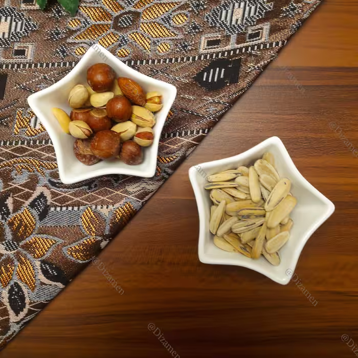 پیاله فانتزی طرح ستاره 6 عددی
