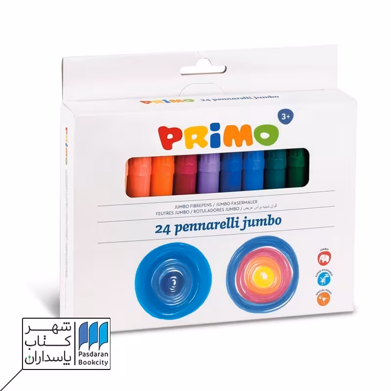 ماژیک نقاشی جامبو 24 رنگ جعبه مقوایی