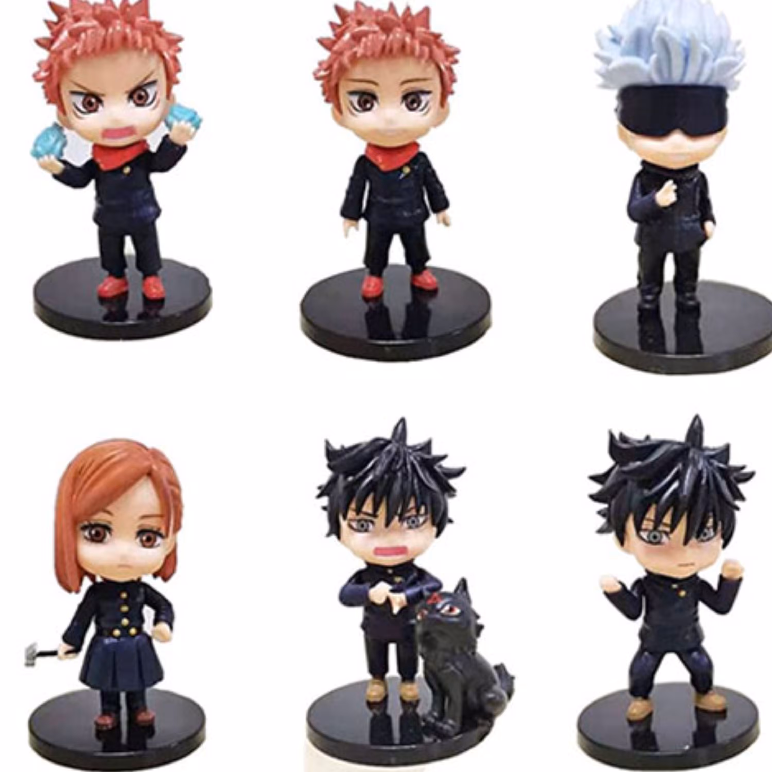 فیگور فله مدل Jujutsu Kaisen بسته 6 عددی