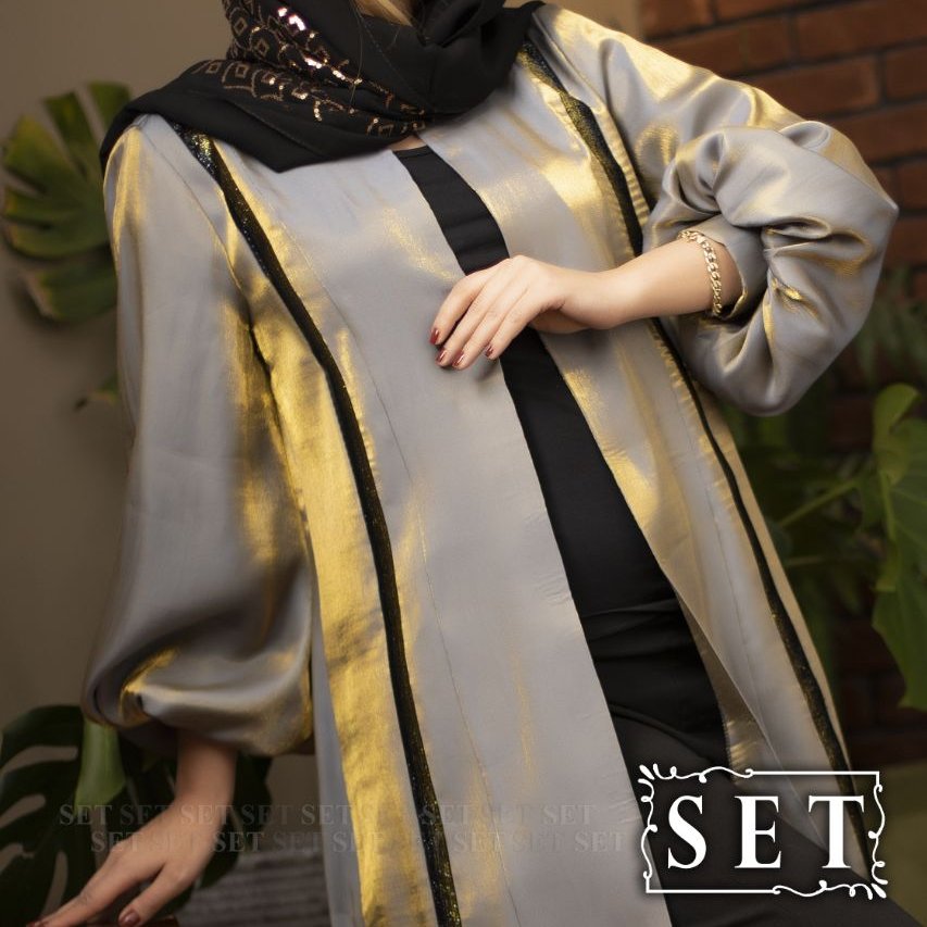 مانتو مجلسی مدل مهر و ماه مناسب فصل برند SET