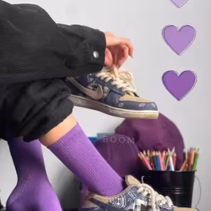 جوراب تک رنگ ساقدار