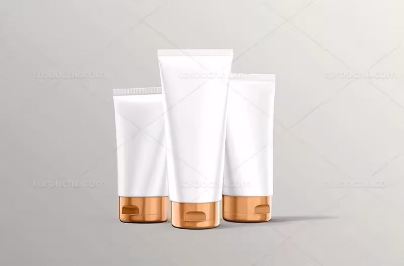 موکاپ تیوپ کرم از زاویه رو به رو | گرافیک با طعم تربچه