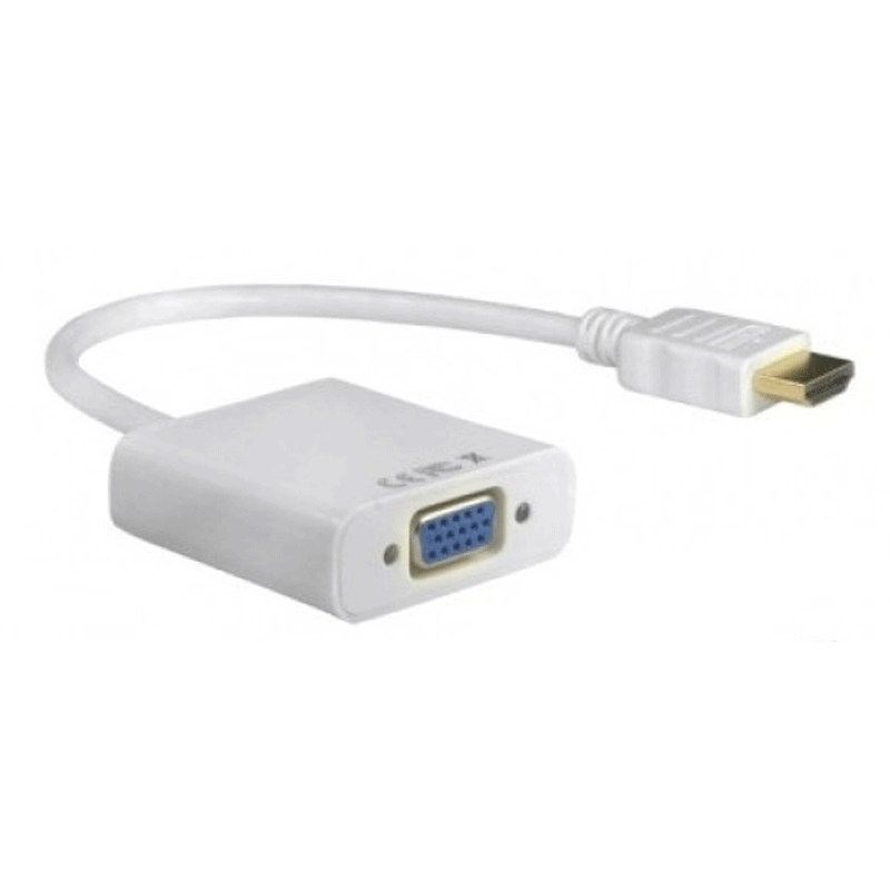 فیش تبدیل HDMI به VGA مناسب برای pc سفید