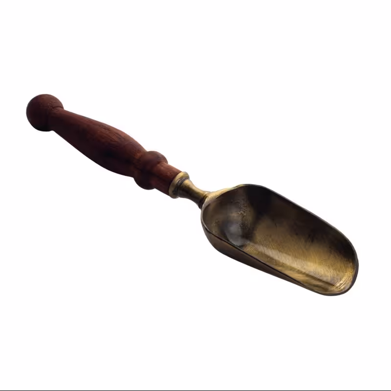 قاشق آجیل دسته چوبی