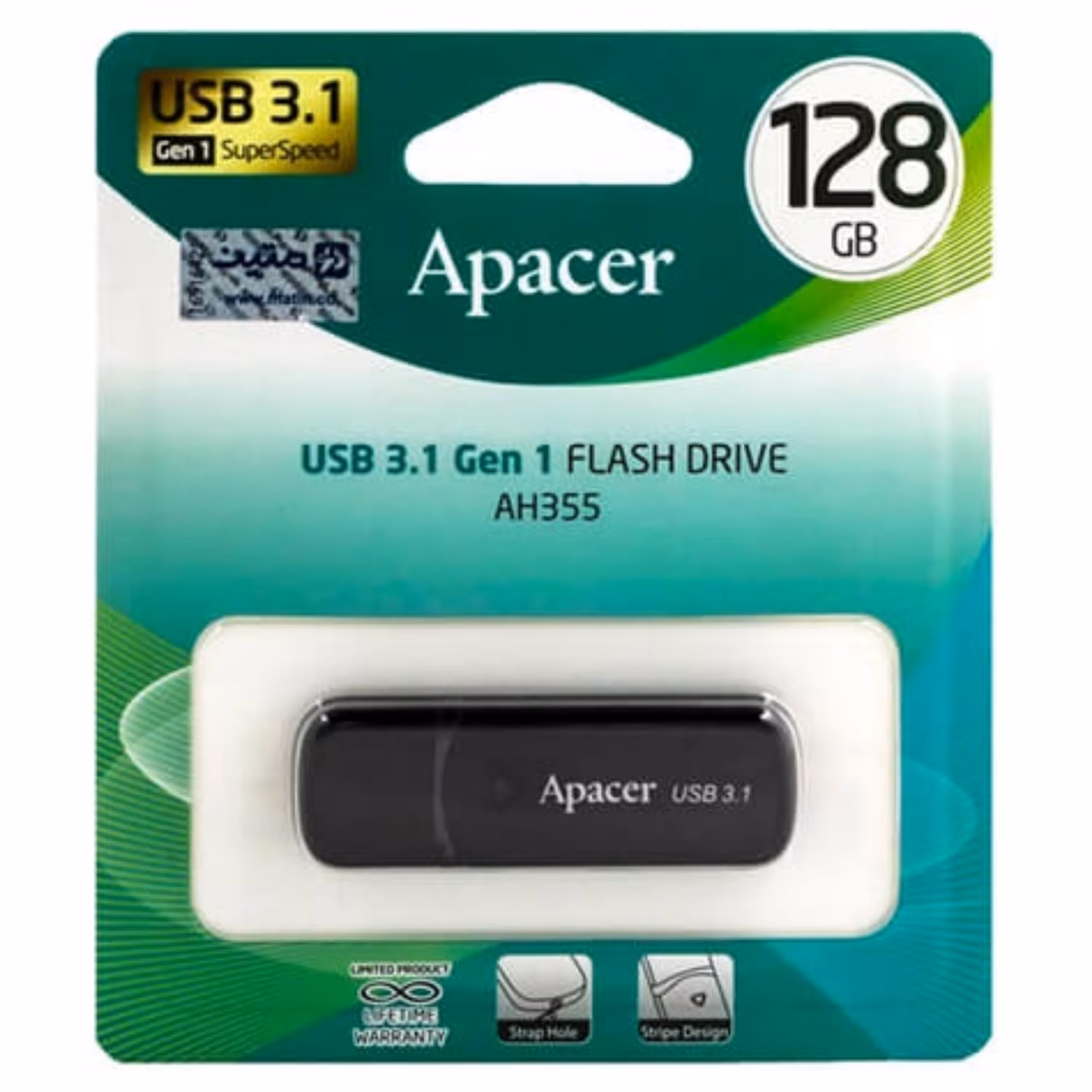 فلش 128GB  USB3.1 اپیسر  AH355