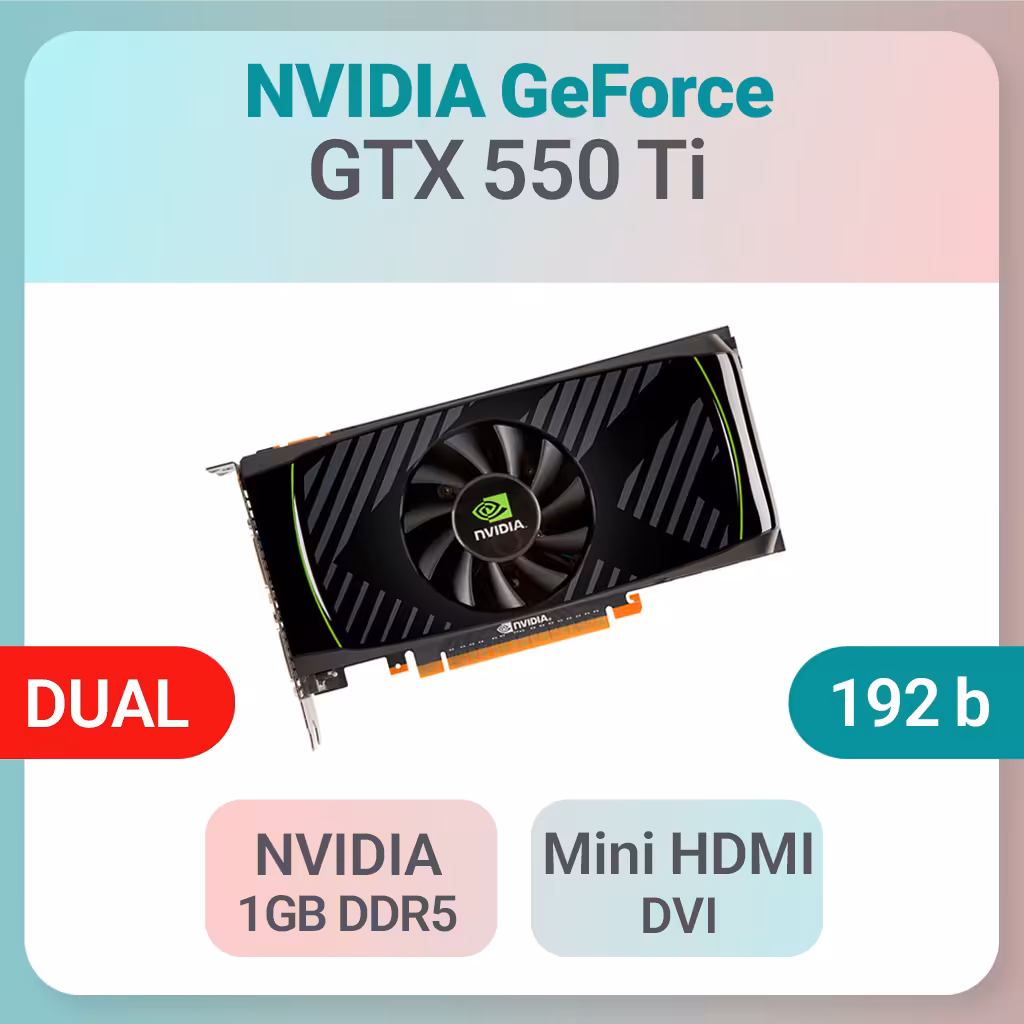 کارت گرافیک NVIDIA مدل GeForce GTX 550 Ti ظرفیت 1GB