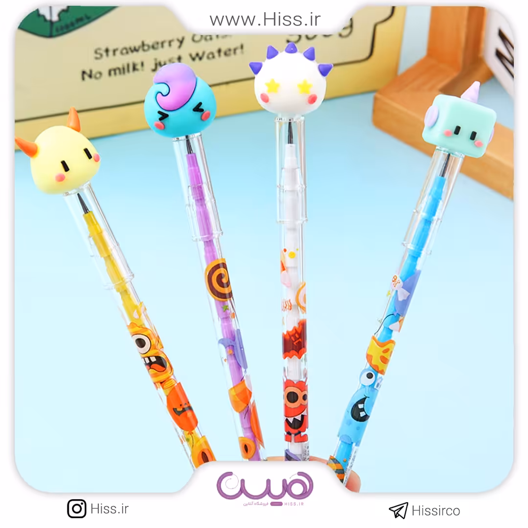 مداد فشنگی هیولاها